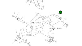 Палец 21X-70-21160 Komatsu