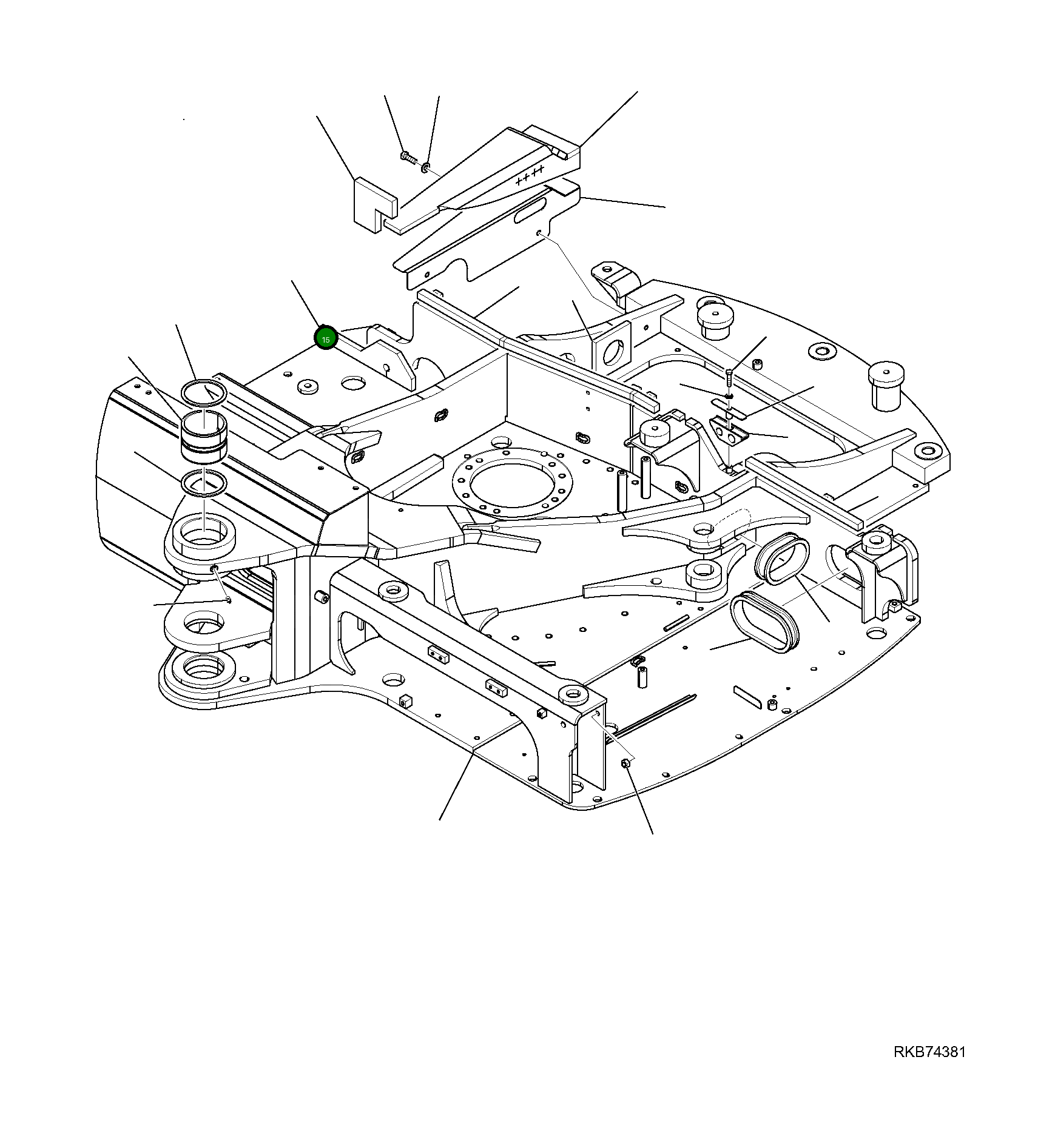 Лист 22E-46-21480 Komatsu