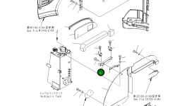 Кронштейн 22L-54-21841 Komatsu