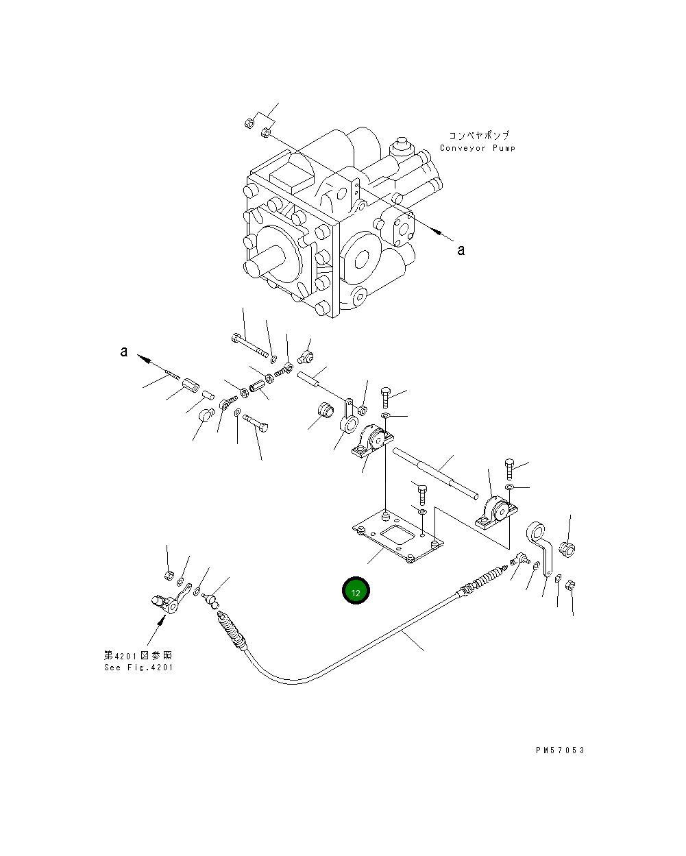 Кронштейн 277-43-52471 Komatsu