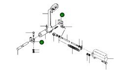 Опорный блок 62 645 Komatsu
