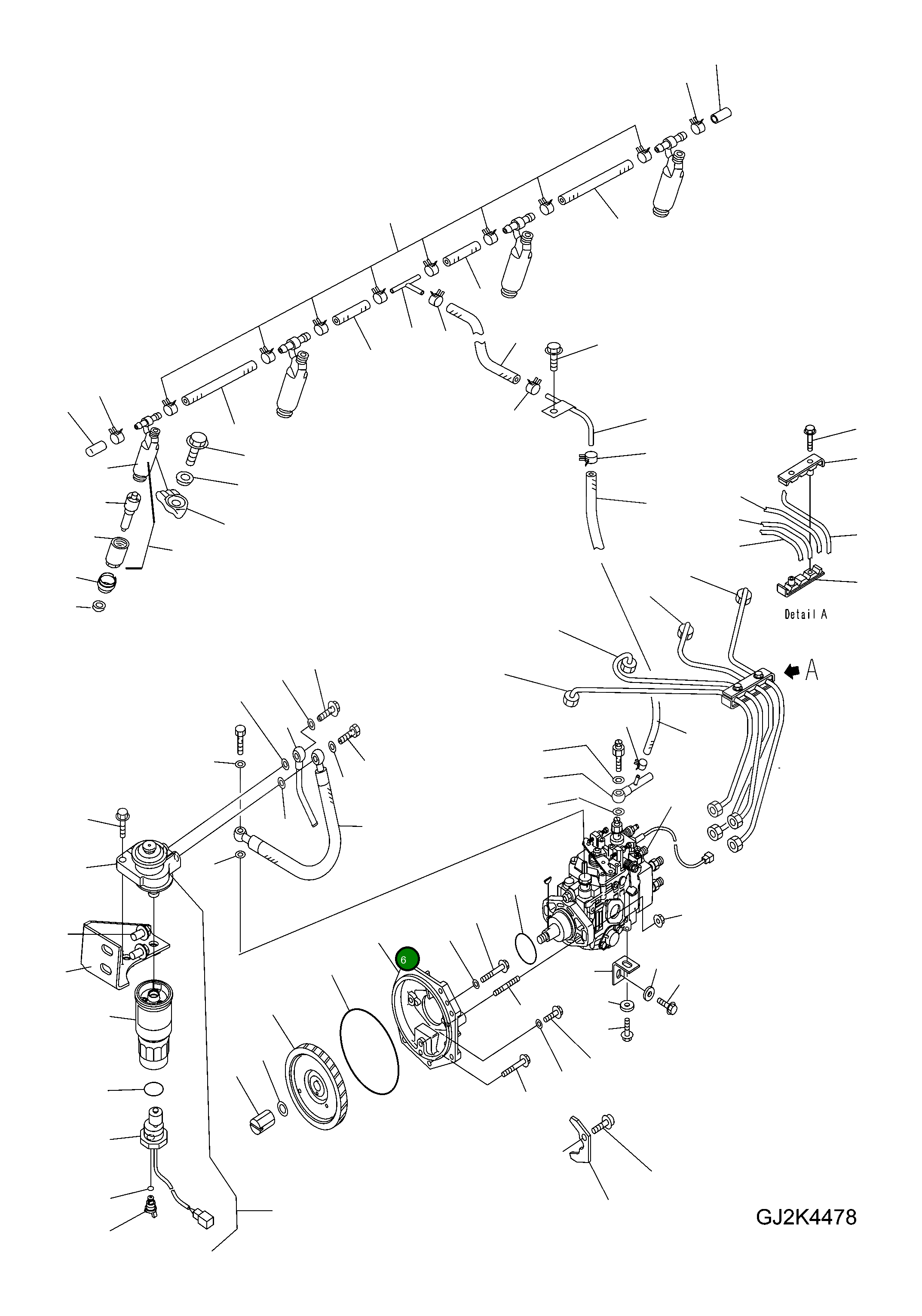Корпус 6204-71-3311 Komatsu