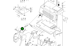 Кронштейн 21J-54-18280 Komatsu