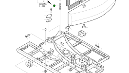Кронштейн 2195-4611B Komatsu