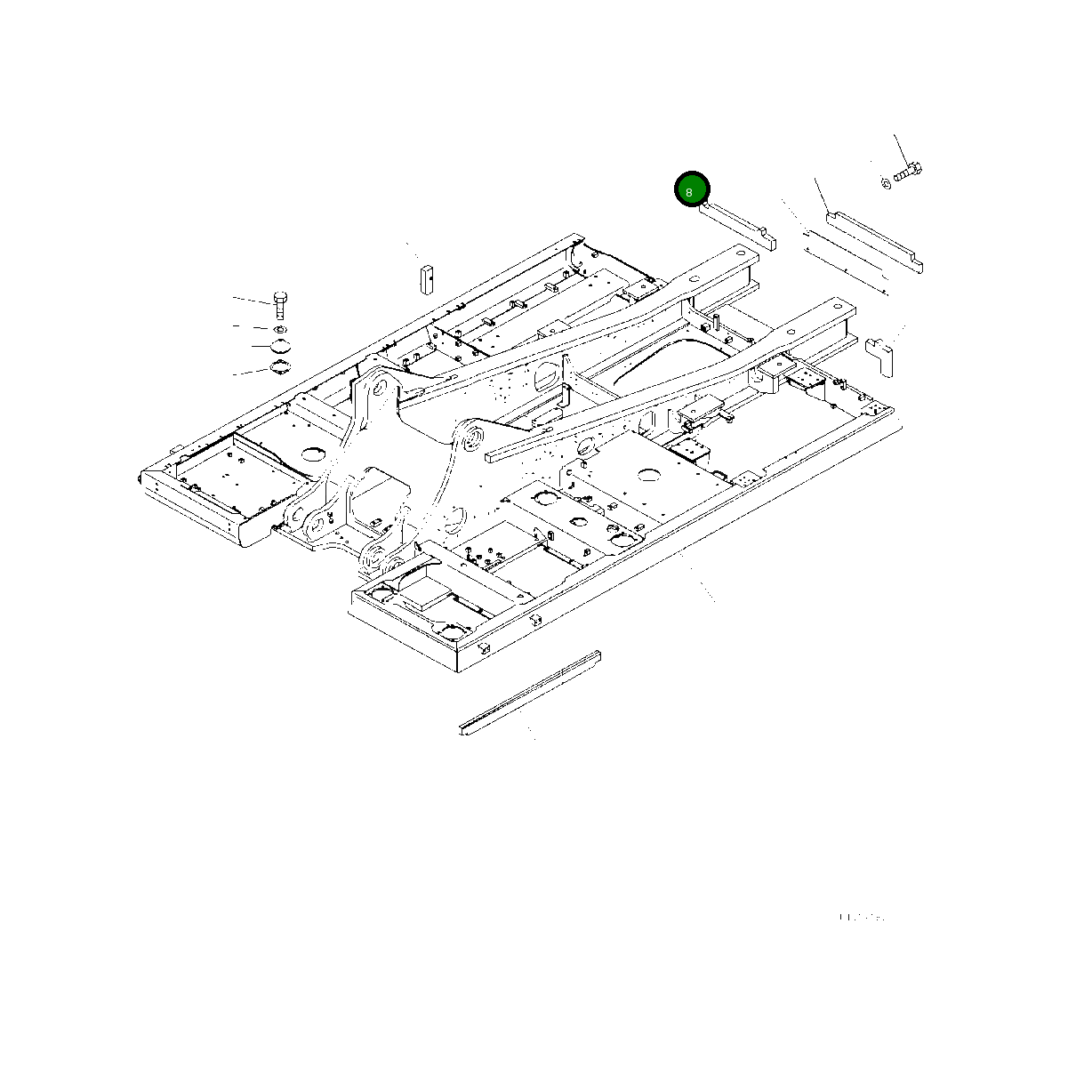 Лист 208-46-44120 Komatsu