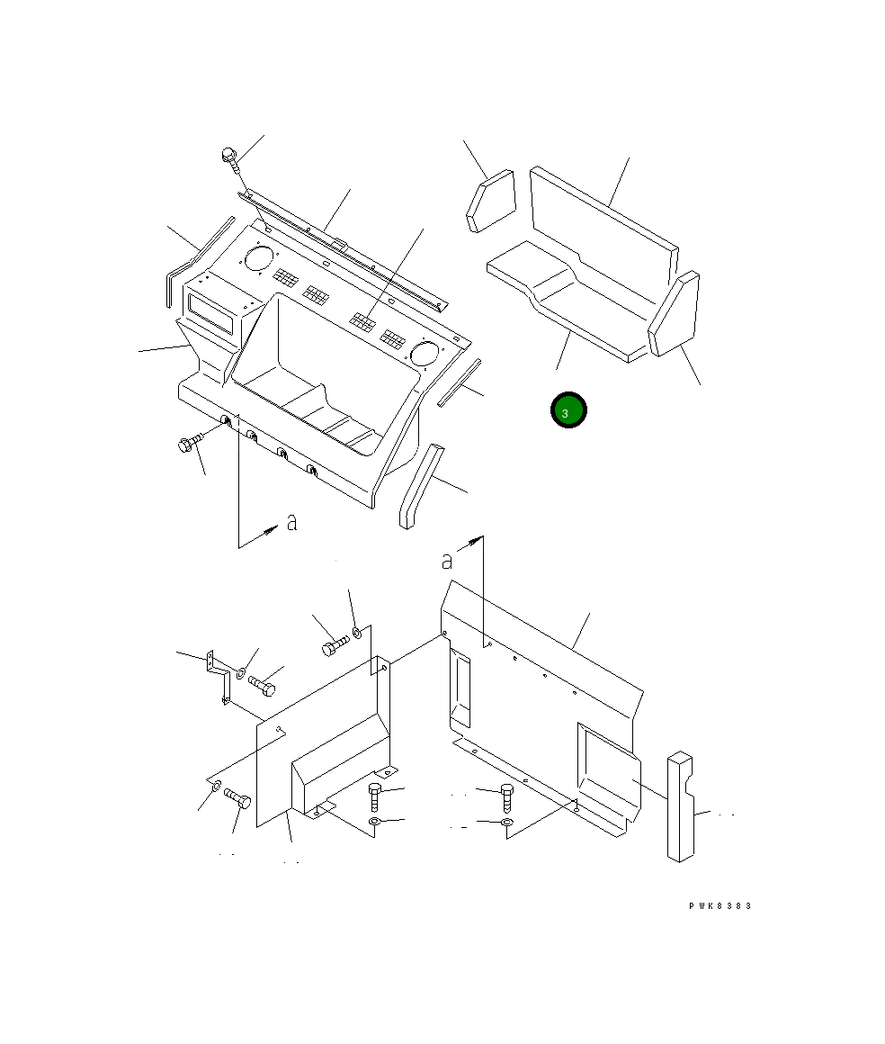 Лист 20Y-979-K740 Komatsu