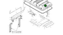 Капот 21K-54-71112 Komatsu