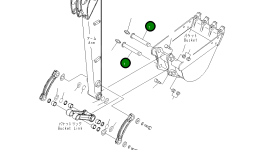 Палец 21X-70-34220 Komatsu