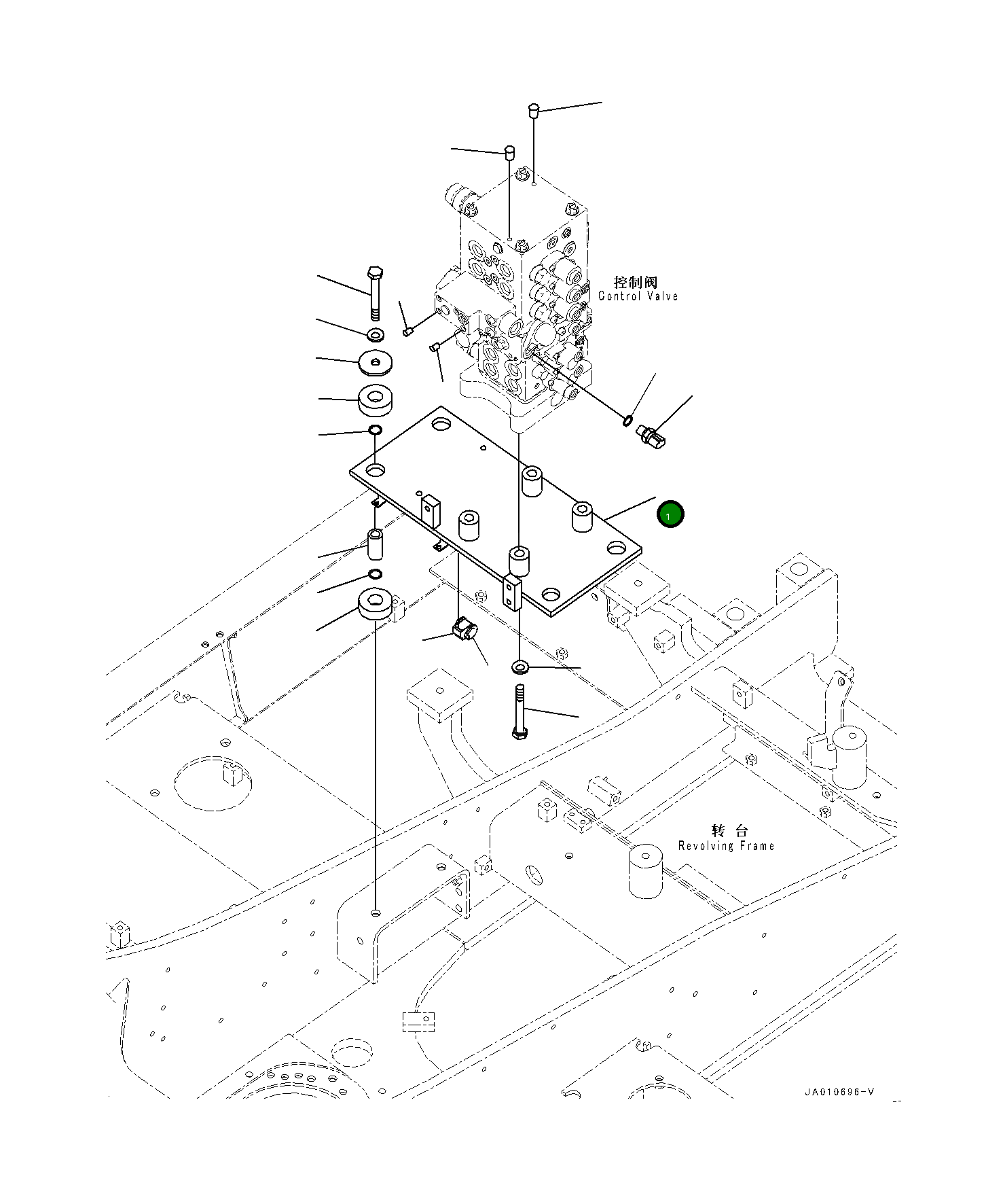 Кронштейн 203-62-17511 Komatsu