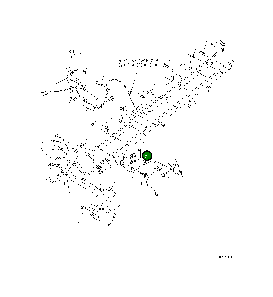 Кронштейн 569-06-88650 Komatsu