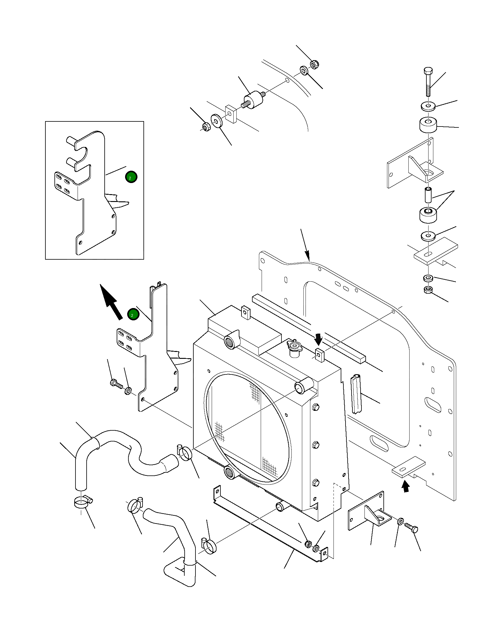 Опора 37A-62-13154 Komatsu