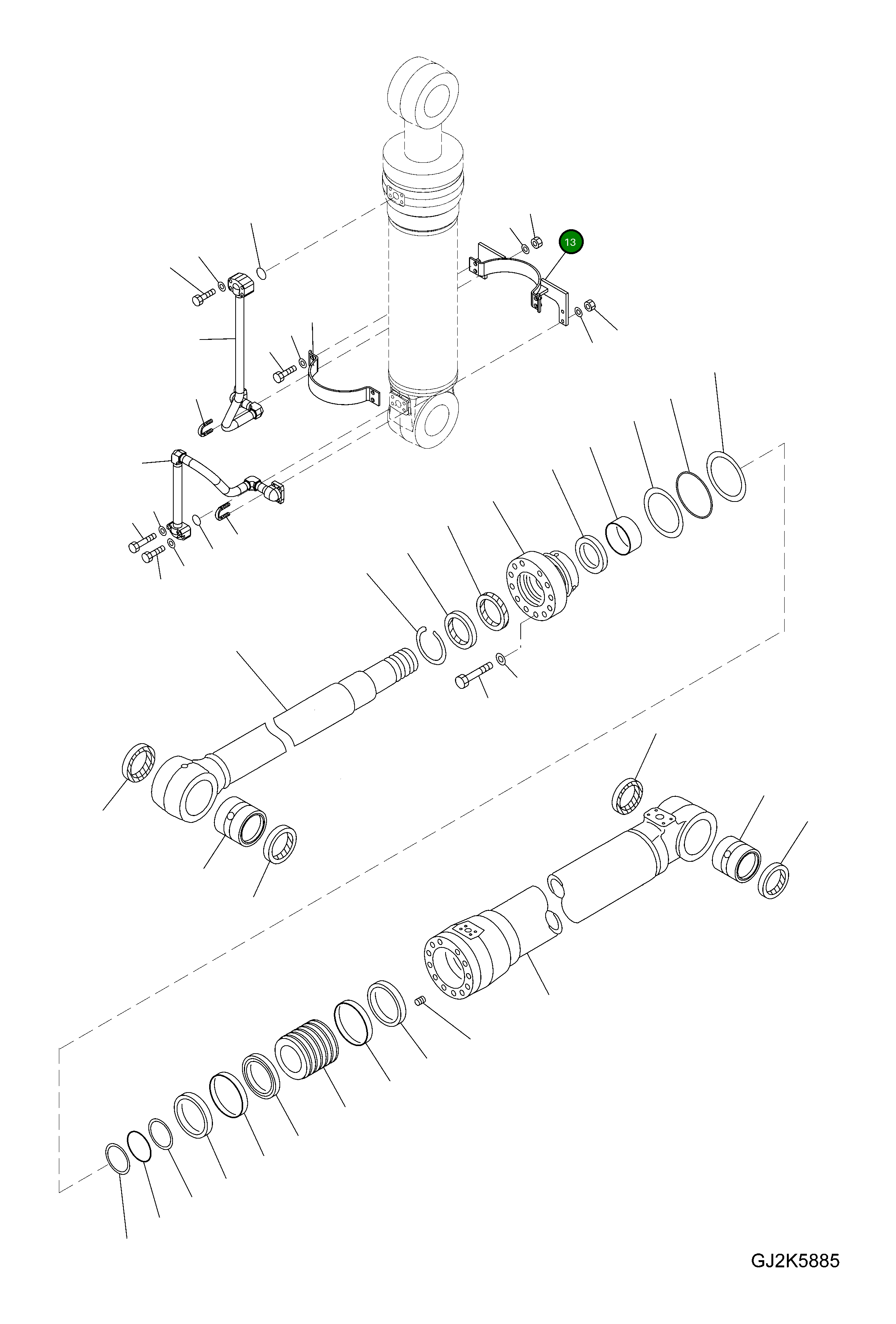 Кронштейн 707-88-25300 Komatsu