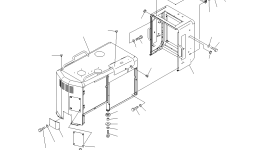 Маска 23B-54-52520 Komatsu