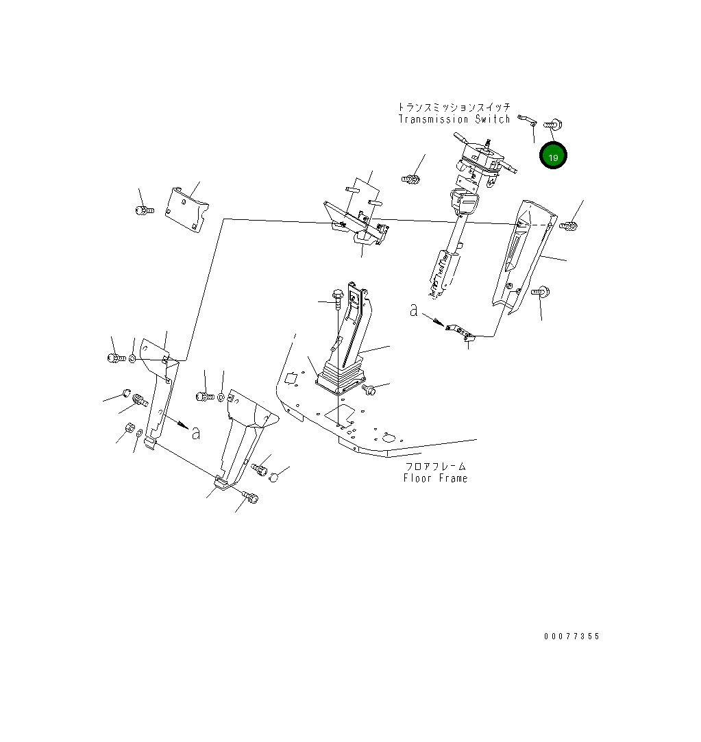 Кронштейн 416-06-22860 Komatsu