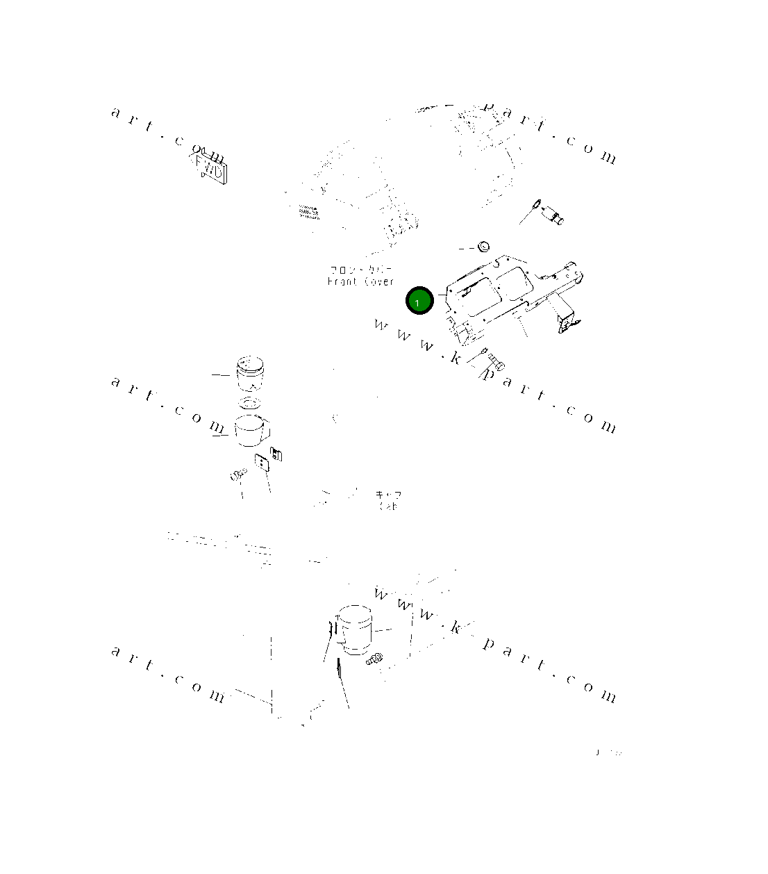 Кронштейн 419-926-5291 Komatsu
