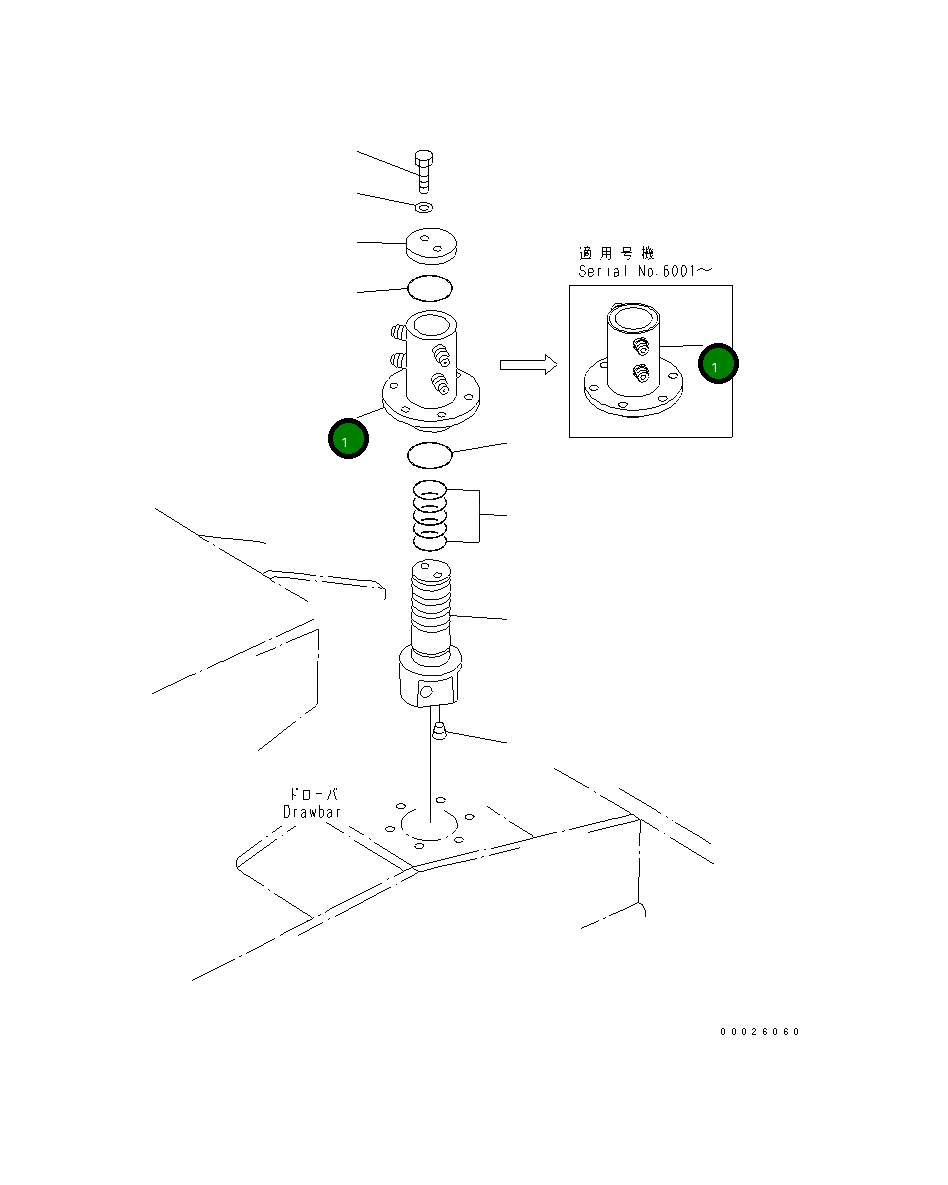Корпус 23D-60-34710 Komatsu