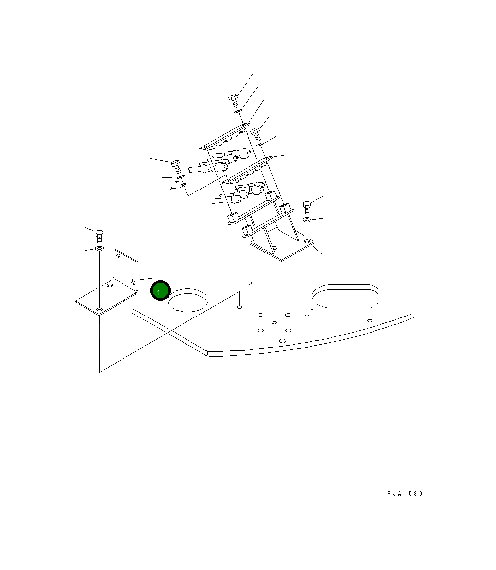 Кронштейн 20U-62-23481 Komatsu