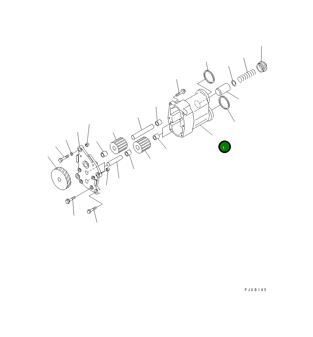 Корпус, в сборе 6240-51-1130 Komatsu