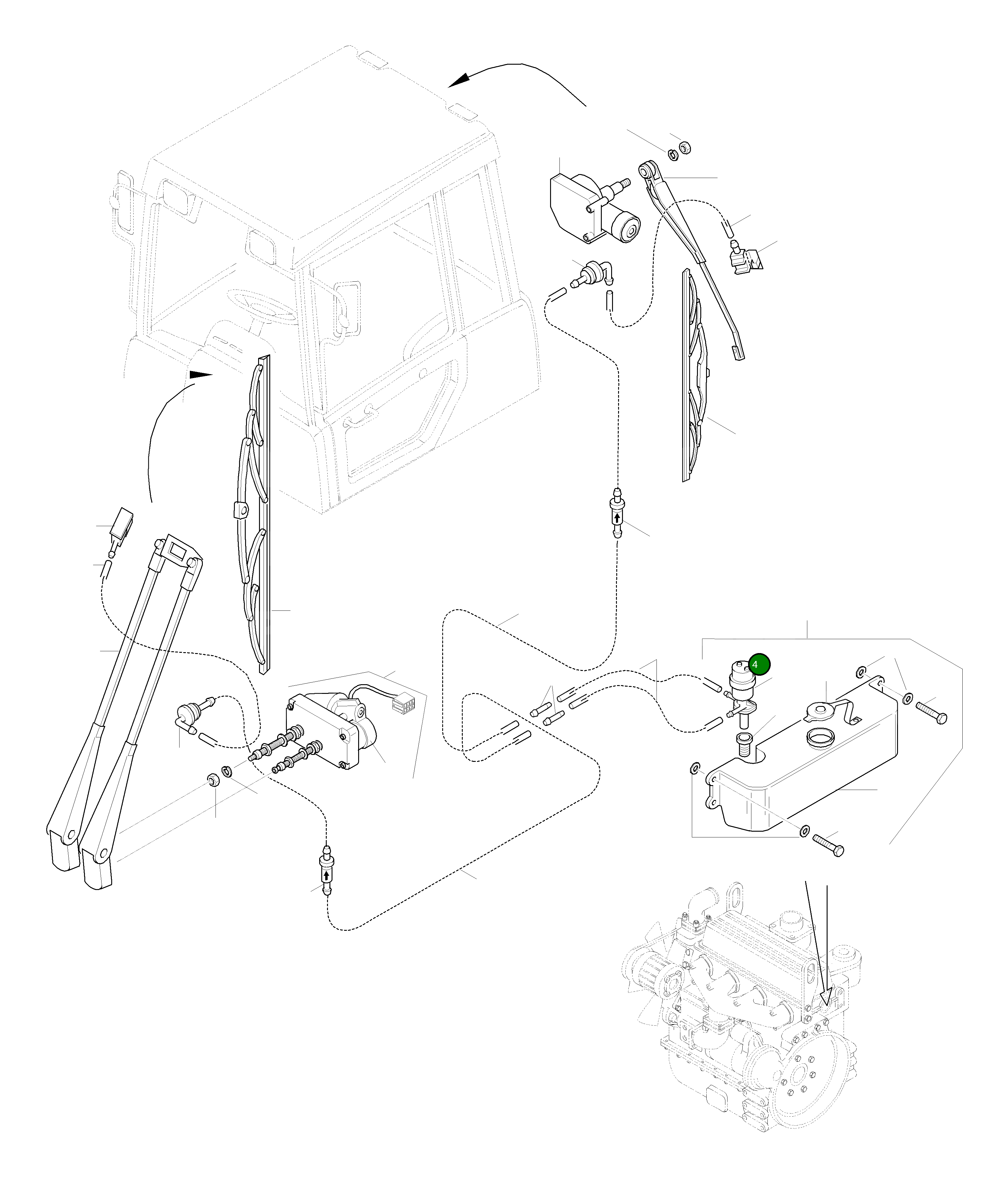 Насос 42U-07-H0P21 Komatsu