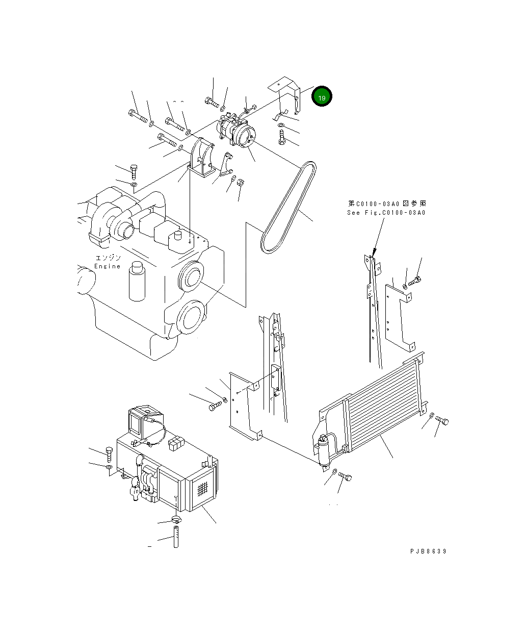Кронштейн 20Y-979-K880 Komatsu