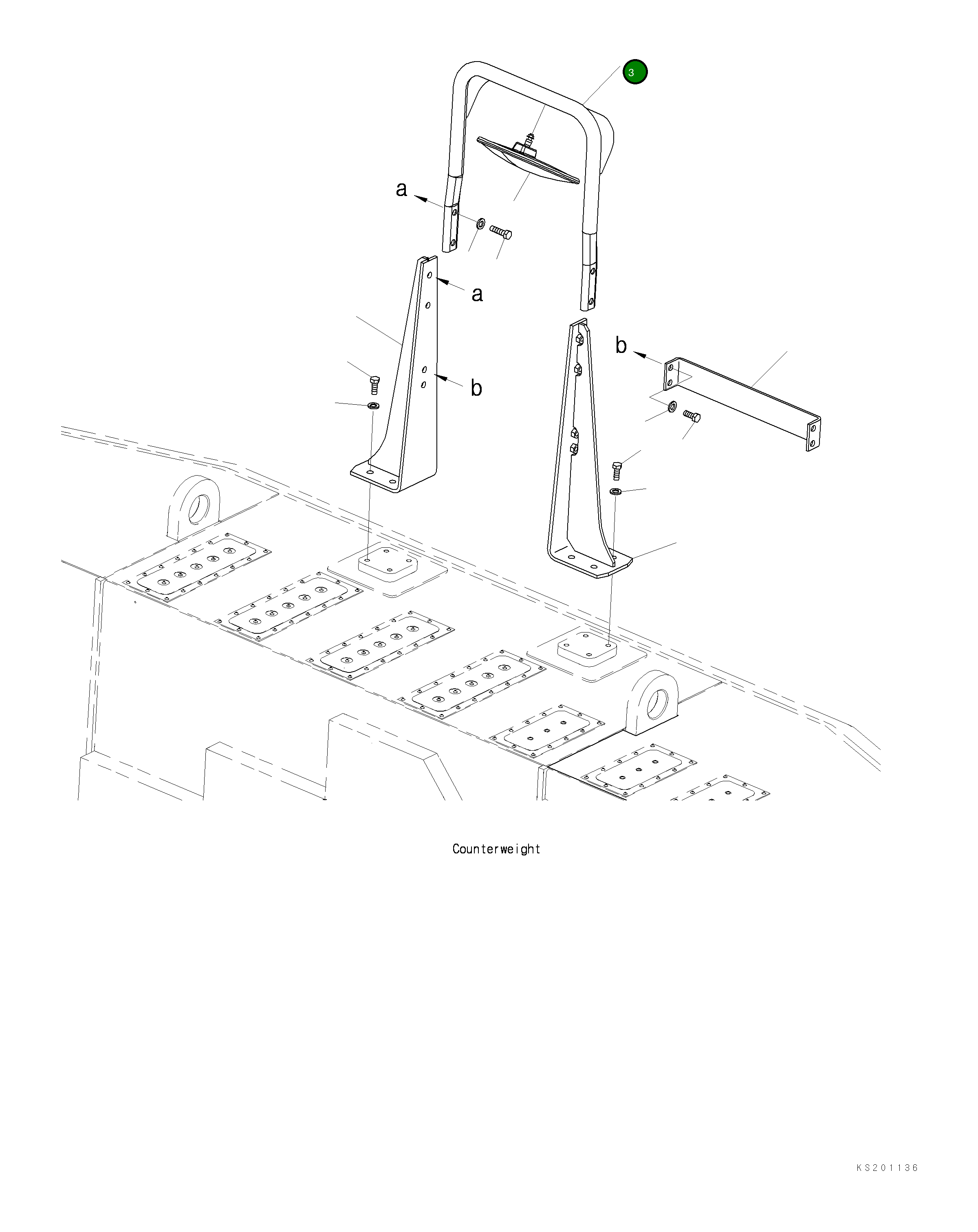 Кронштейн 21M-46-K1560 Komatsu