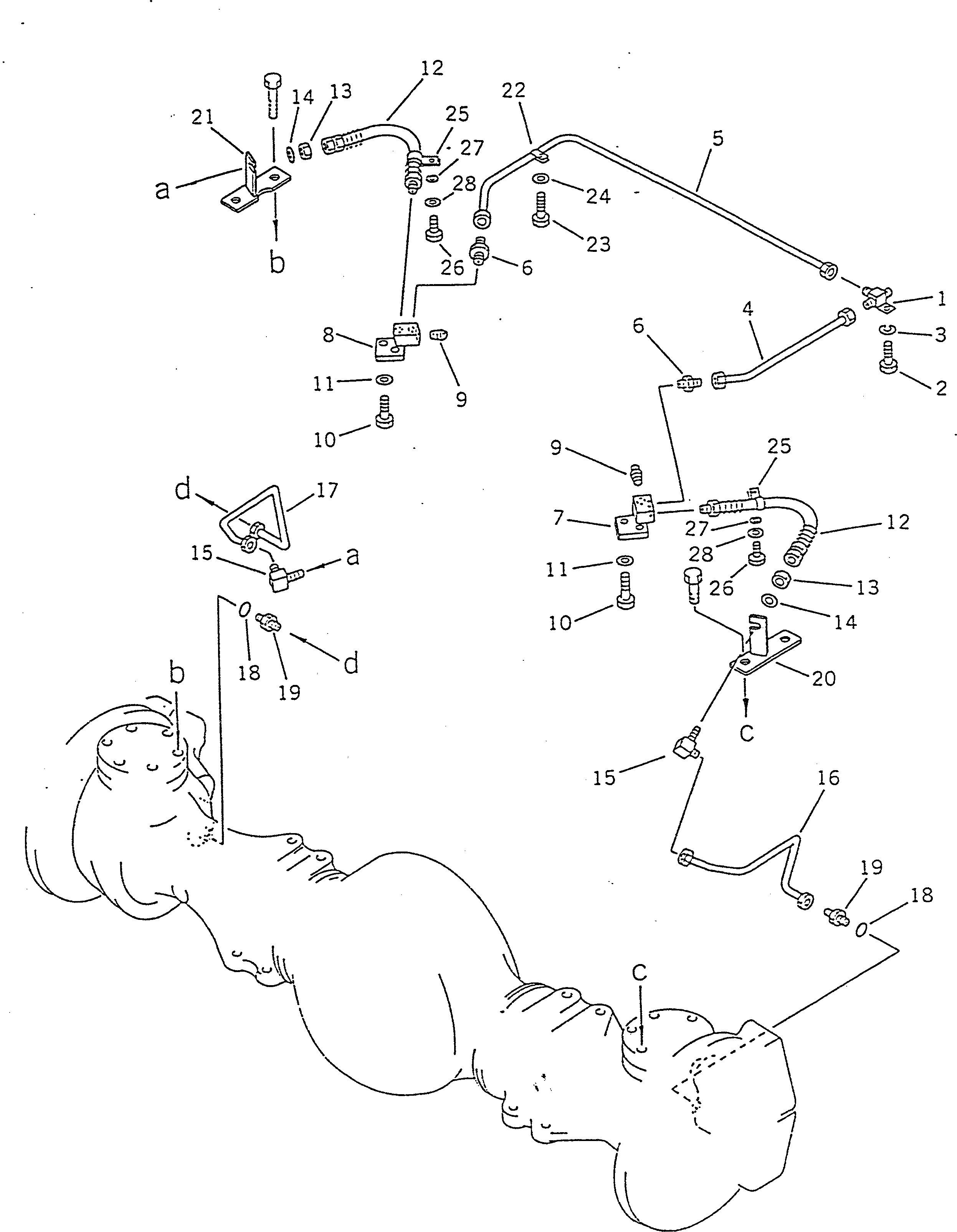 Кронштейн 20D-68-41420 Komatsu