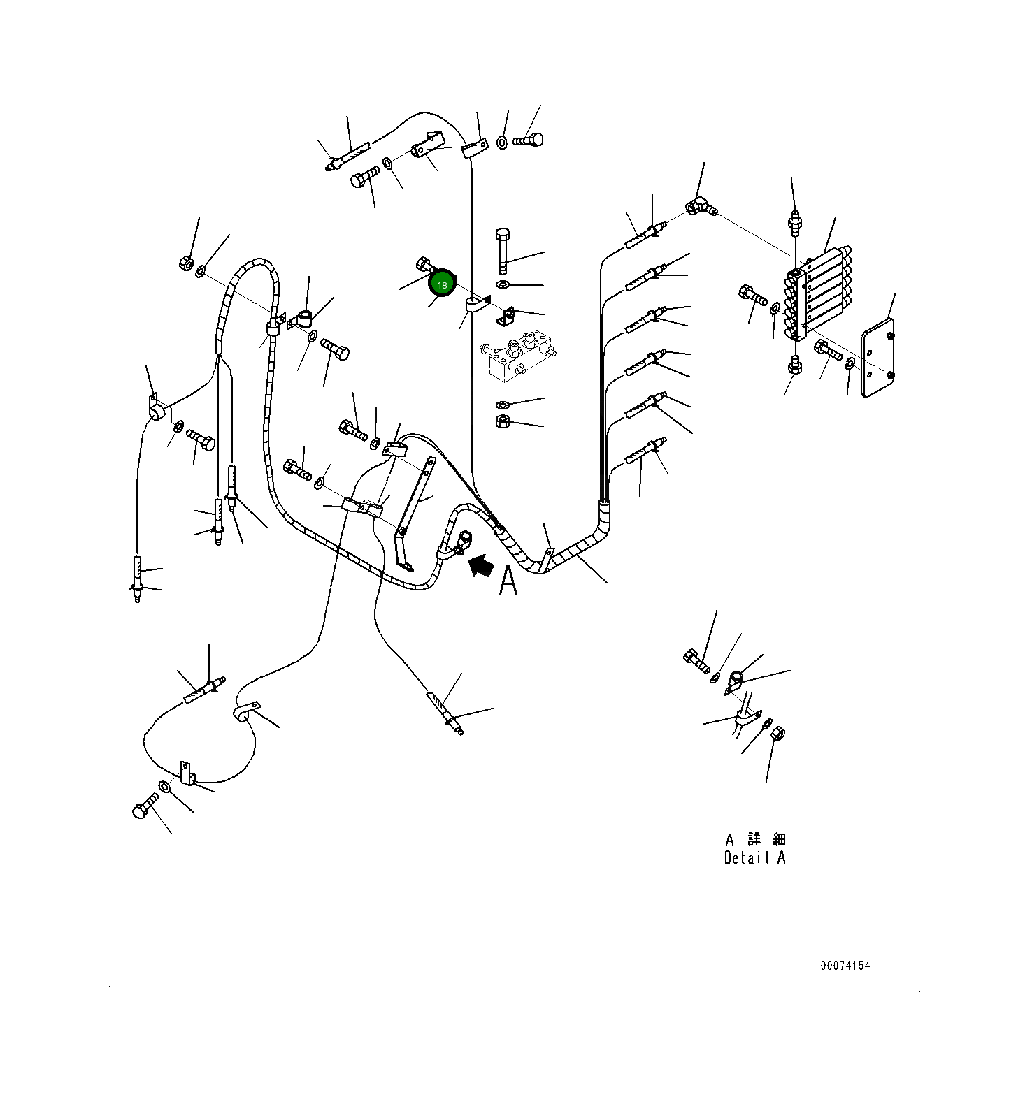 Кронштейн 561-95-83220 Komatsu