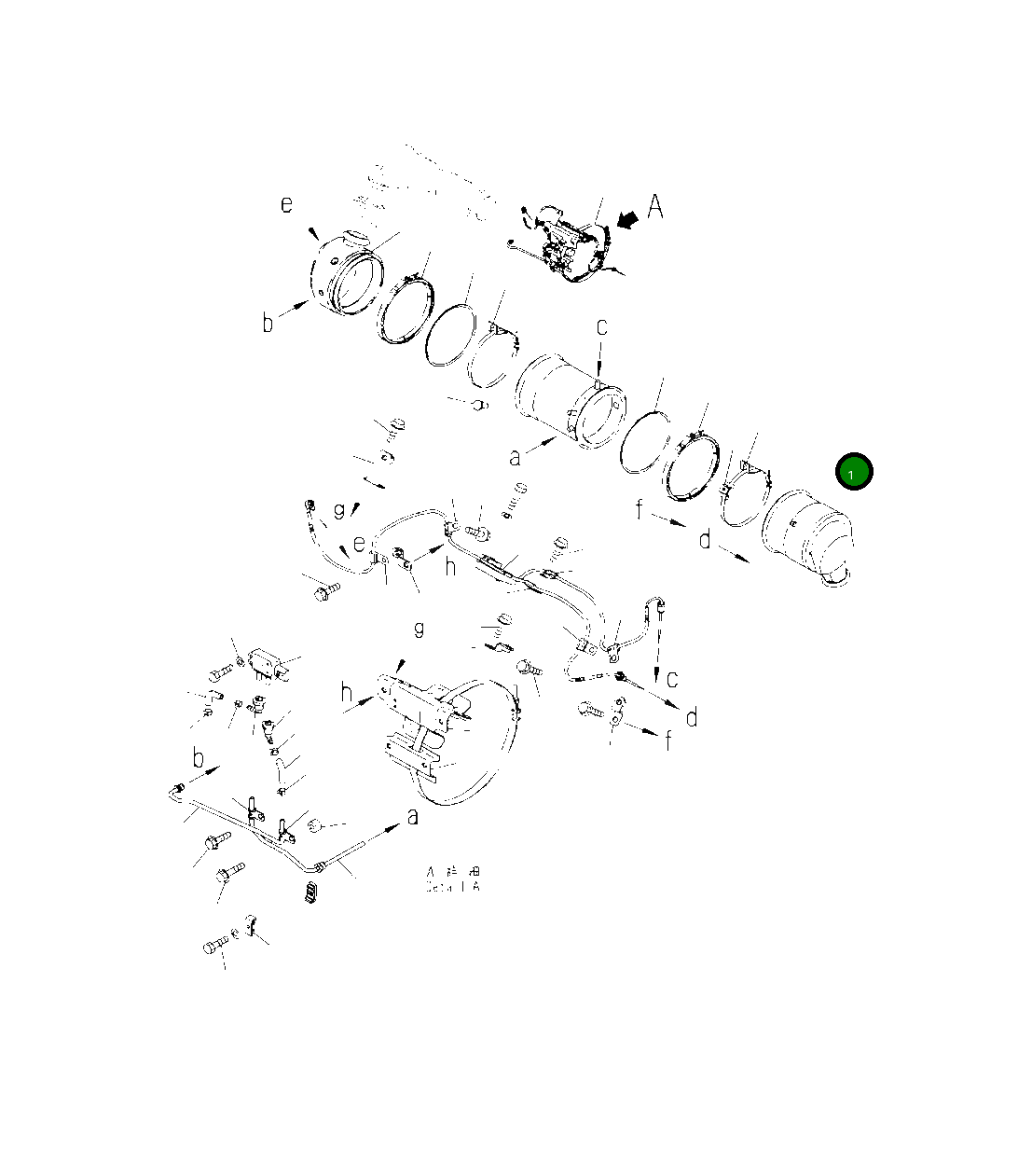 Корпус 6535-21-1010 Komatsu
