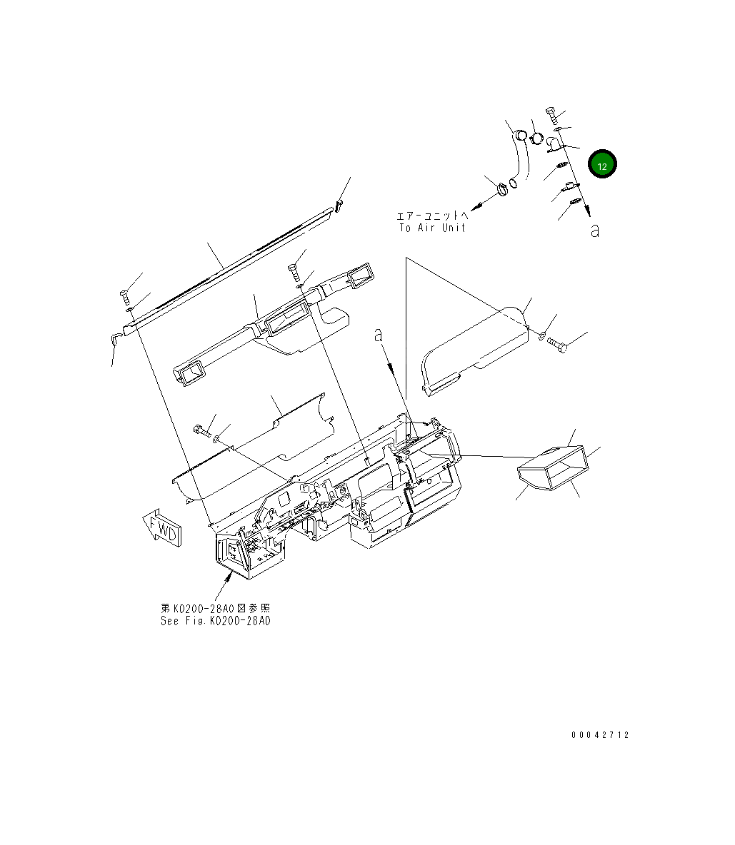 Кронштейн 561-07-82360 Komatsu