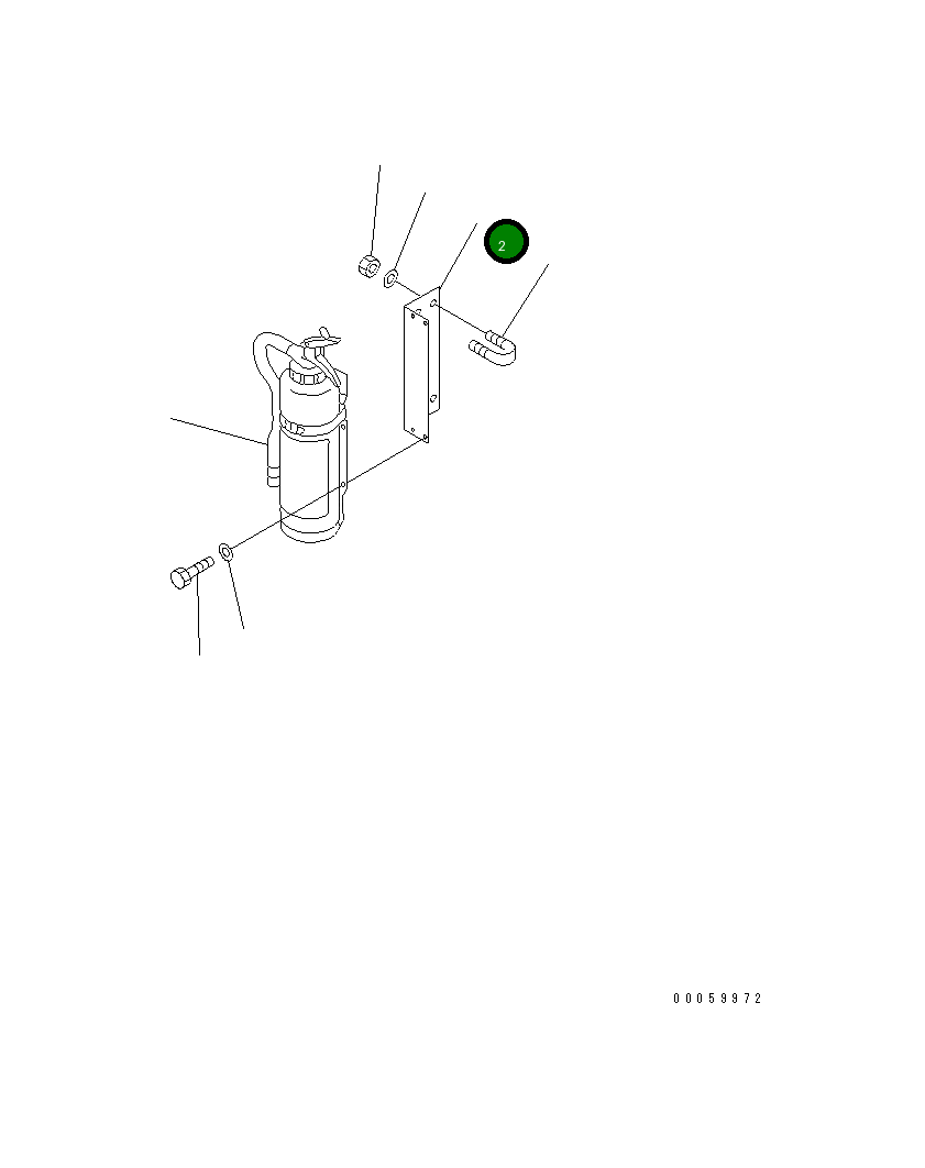 Кронштейн 424-968-2110 Komatsu