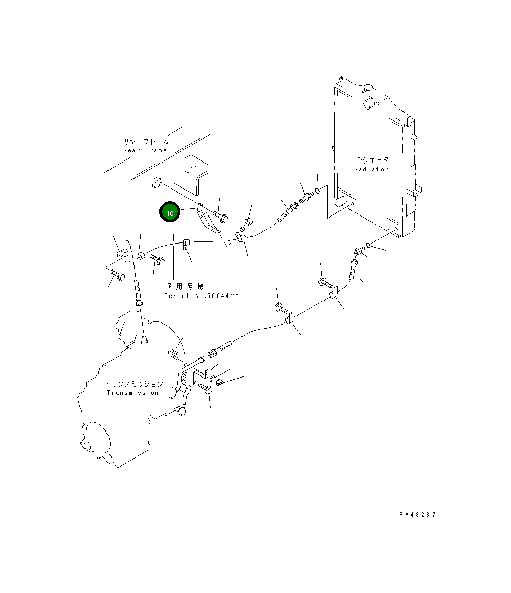 Кронштейн 419-16-21130 Komatsu