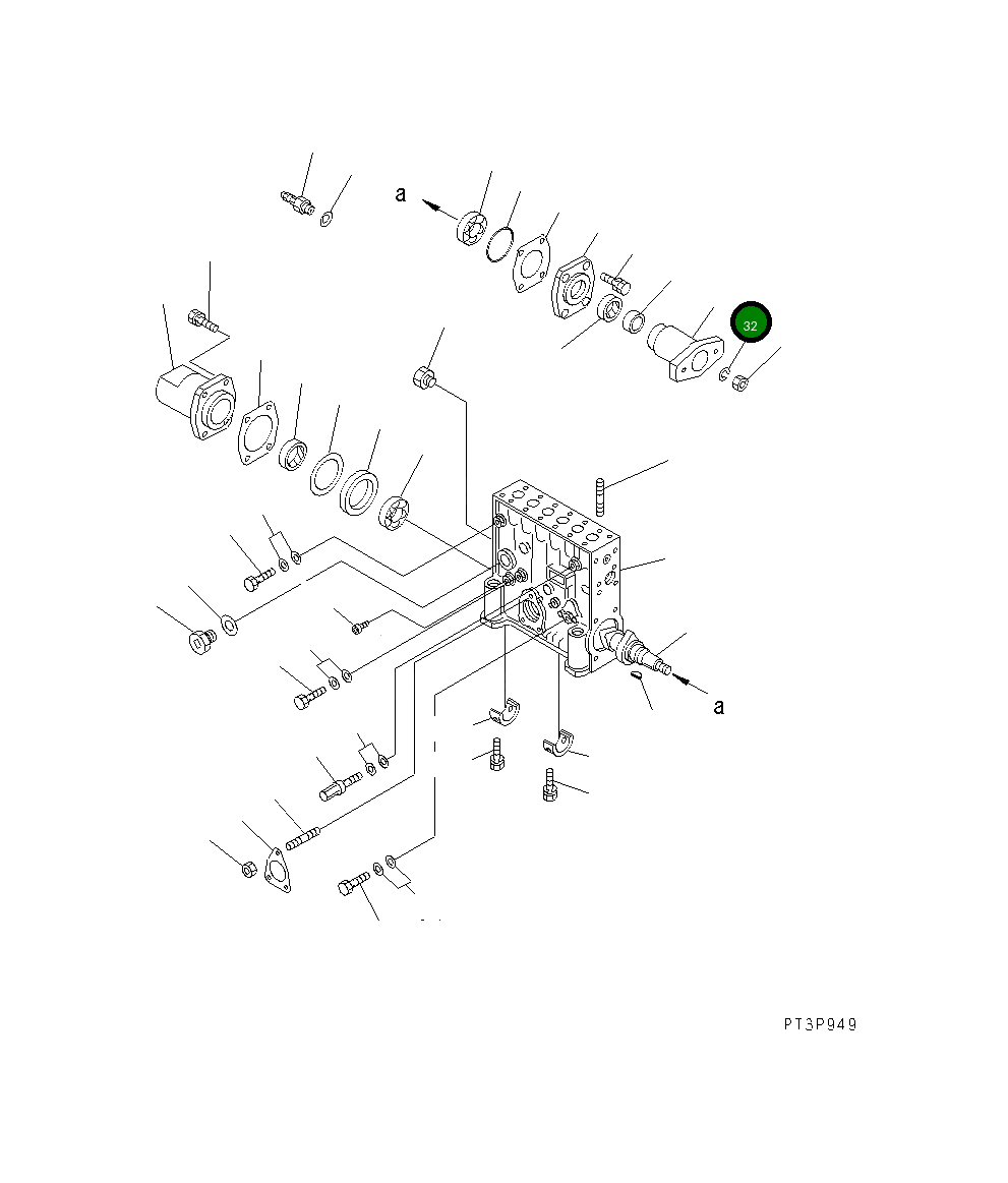 Муфта DK156639-6000 Komatsu