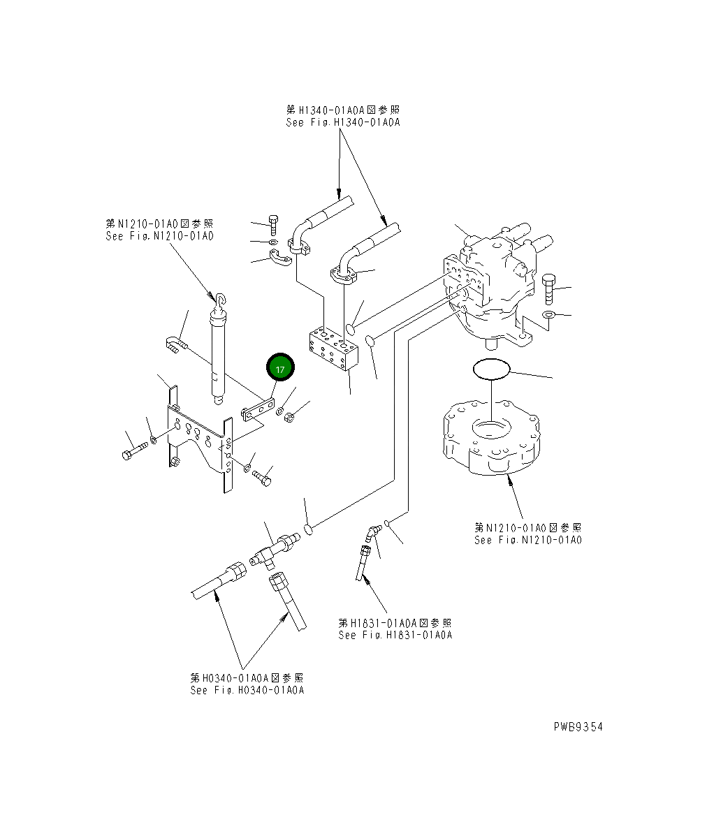 Кронштейн 20Y-62-28740 Komatsu