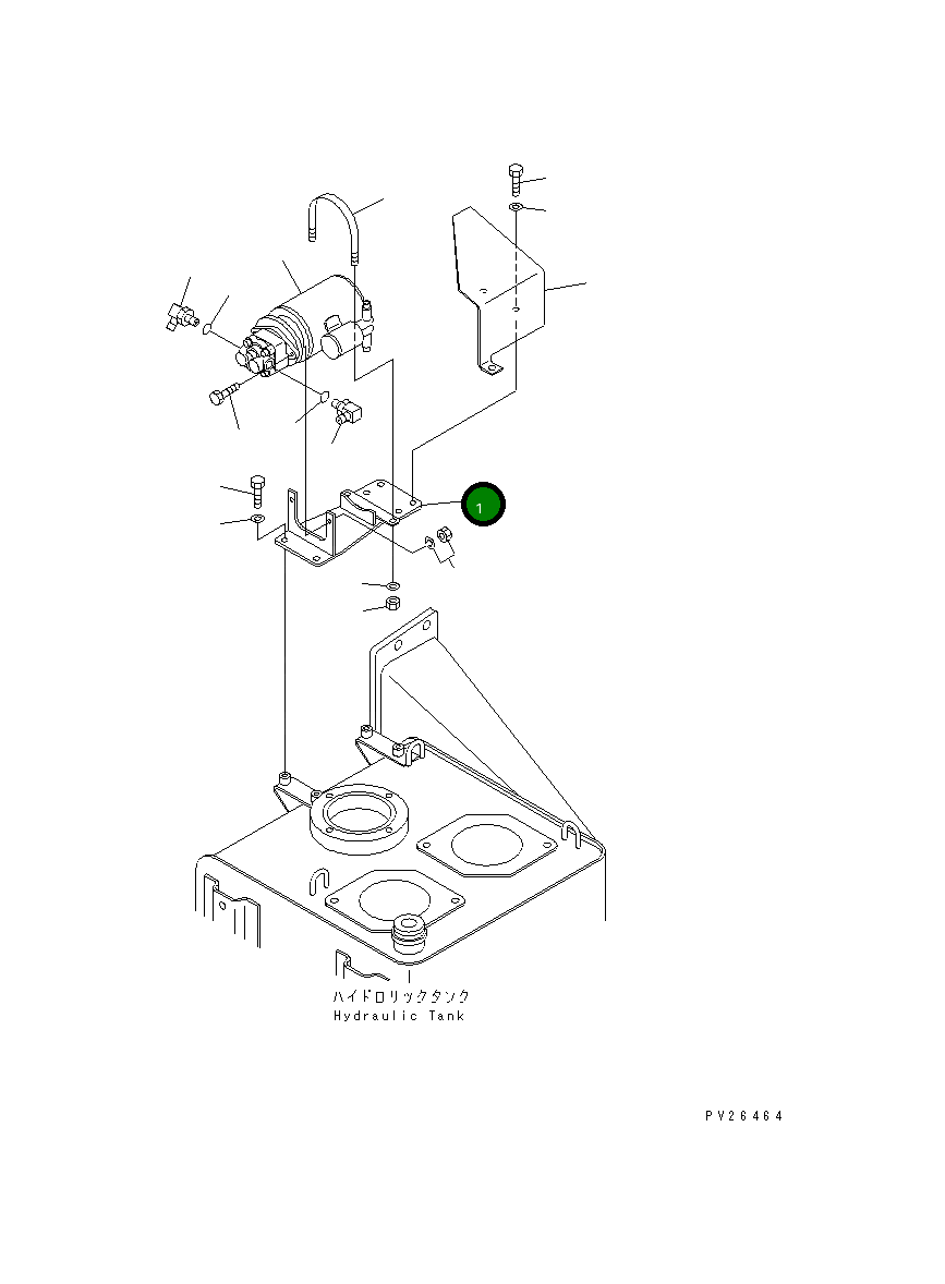 Кронштейн 567-40-74111 Komatsu