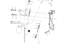 Клипса 0728500110 Komatsu