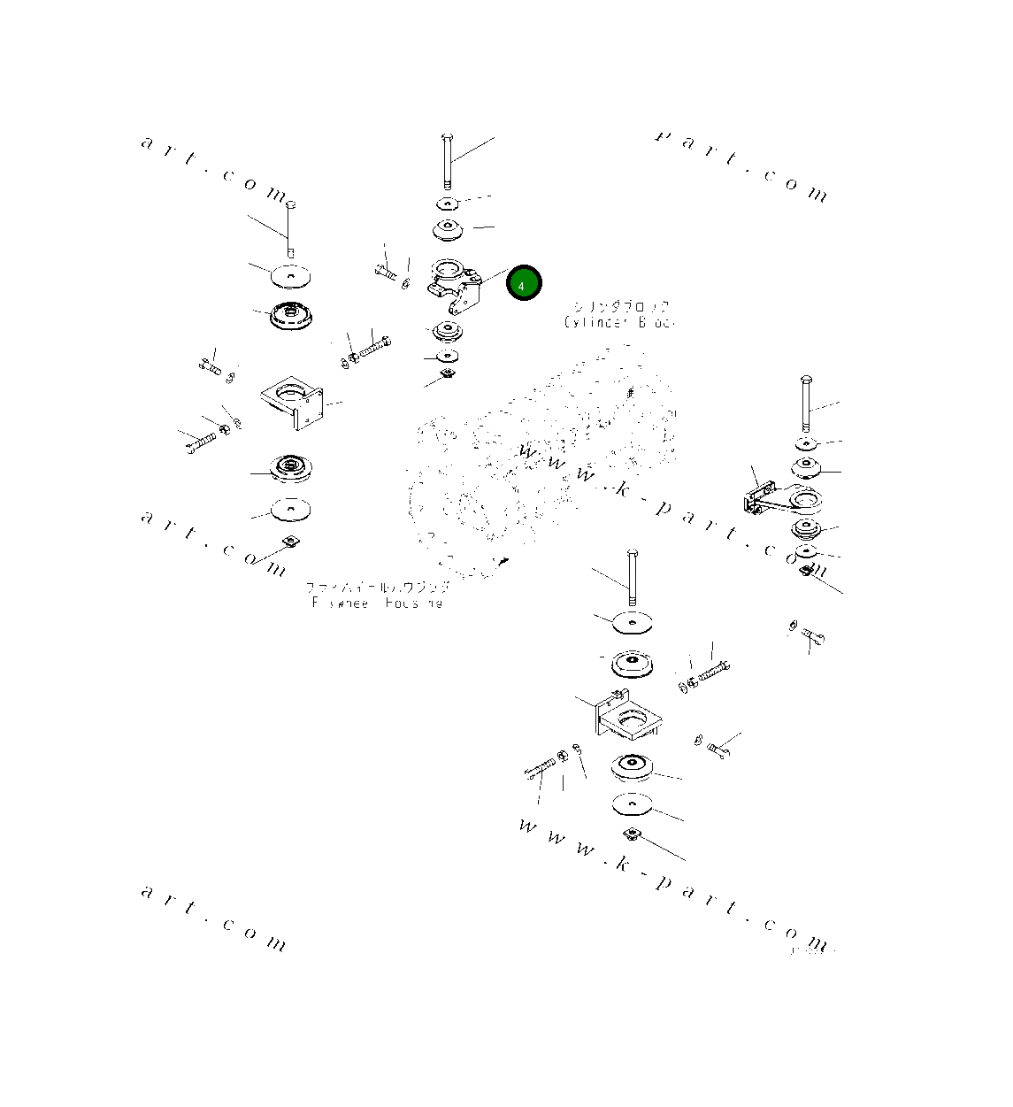 Кронштейн 419-01-51131 Komatsu