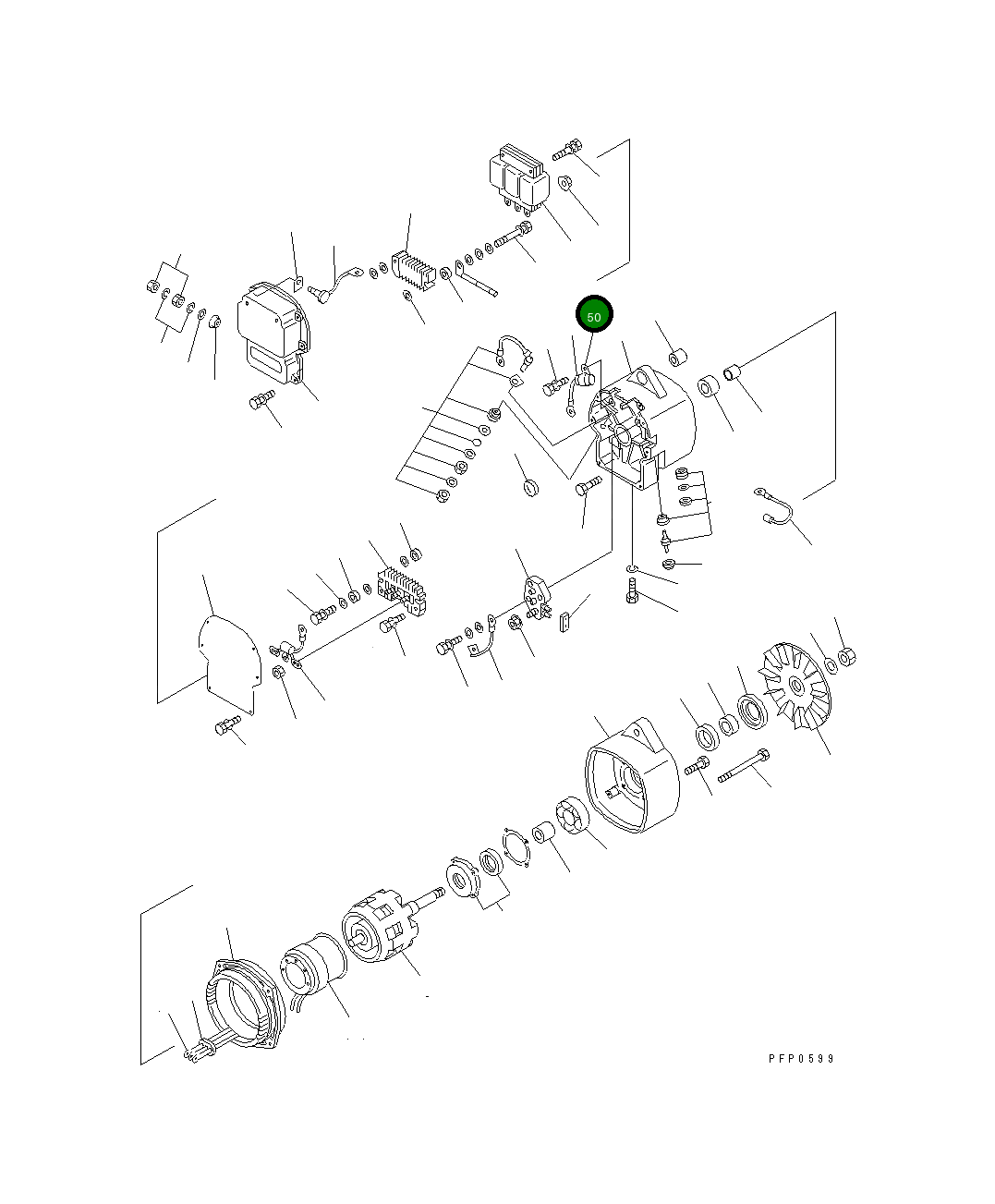 Кронштейн DR1880118 Komatsu