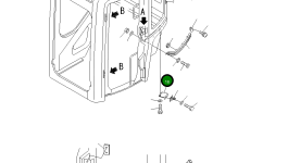 Кронштейн 22L-54-15961 Komatsu