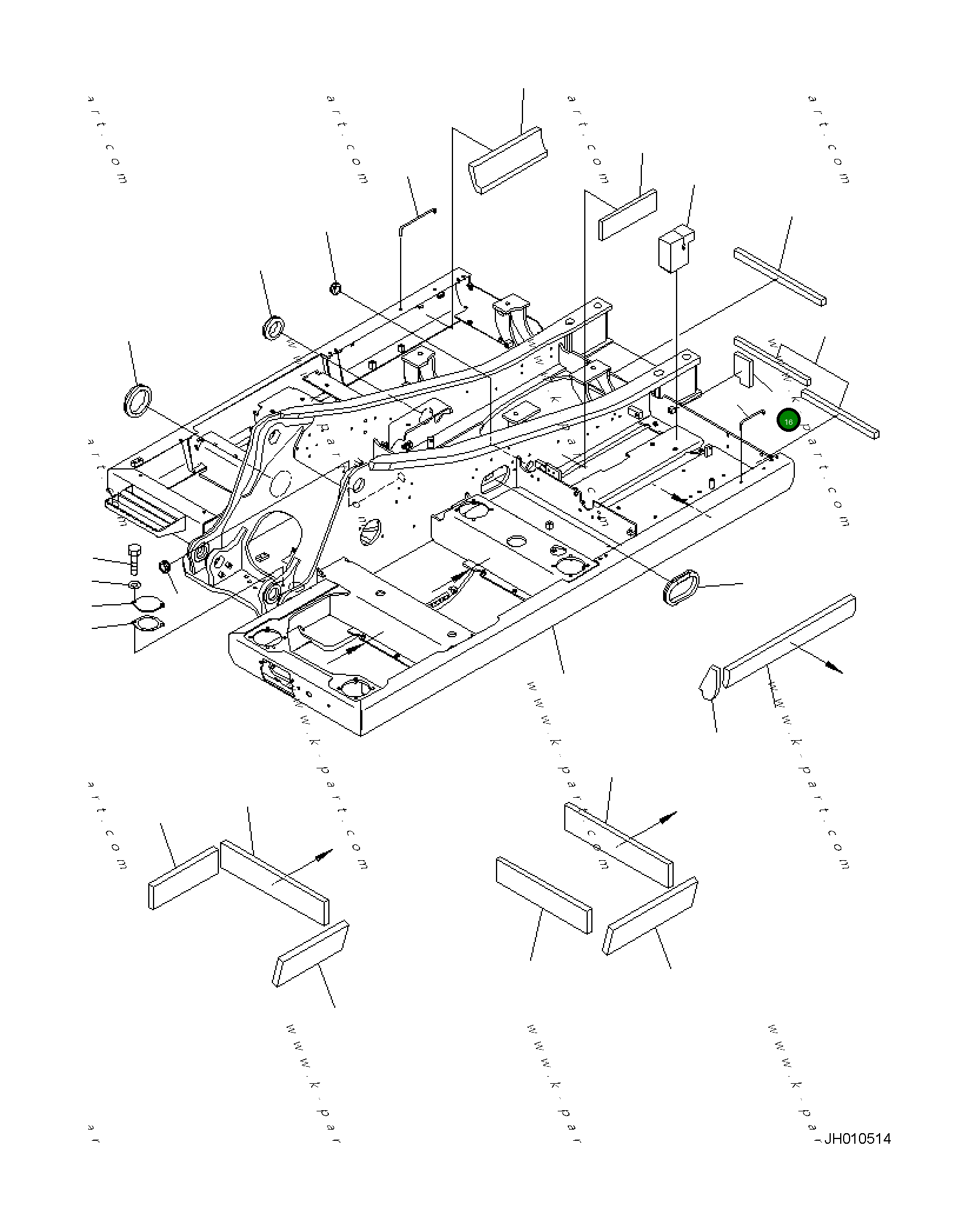 Лист 21K-46-41440 Komatsu