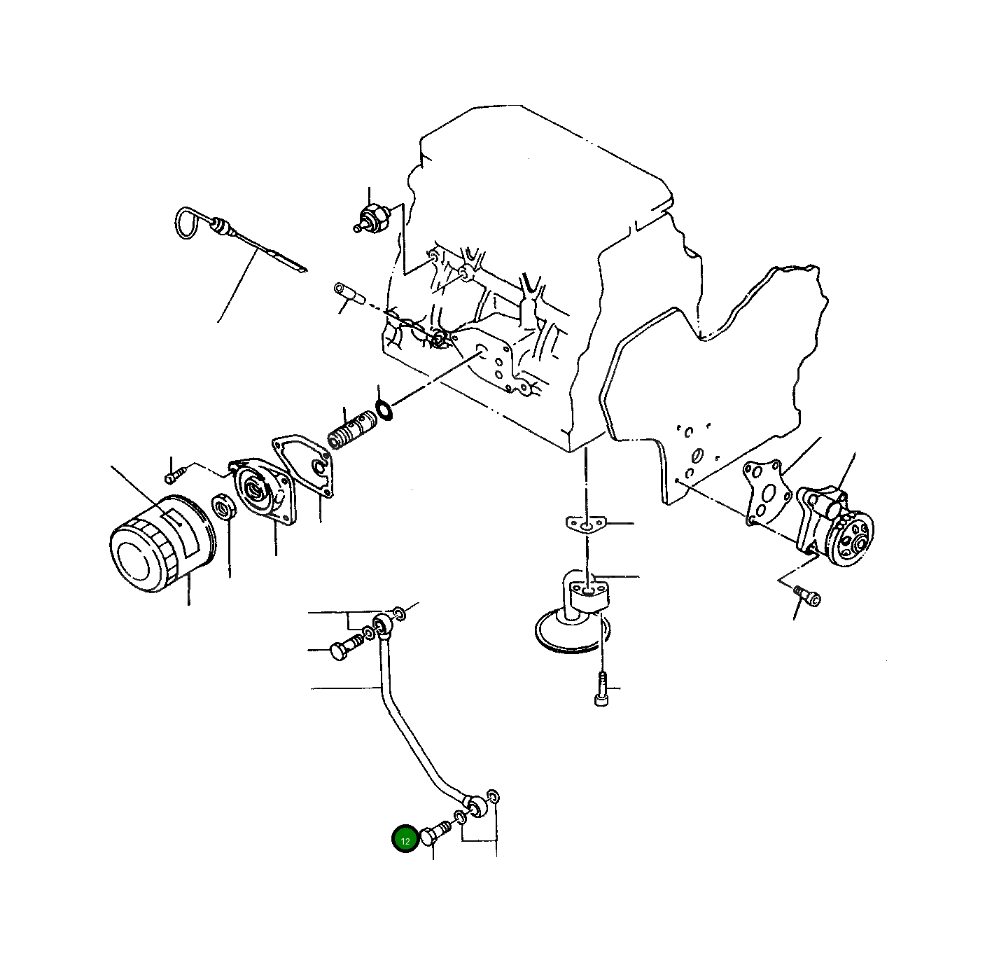 Опора YMR000191 Komatsu