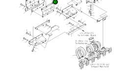 Кронштейн 6261-11-8120 Komatsu