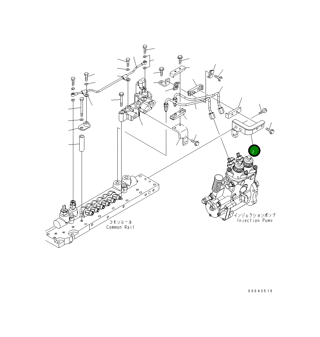 Кронштейн 6245-71-5410 Komatsu