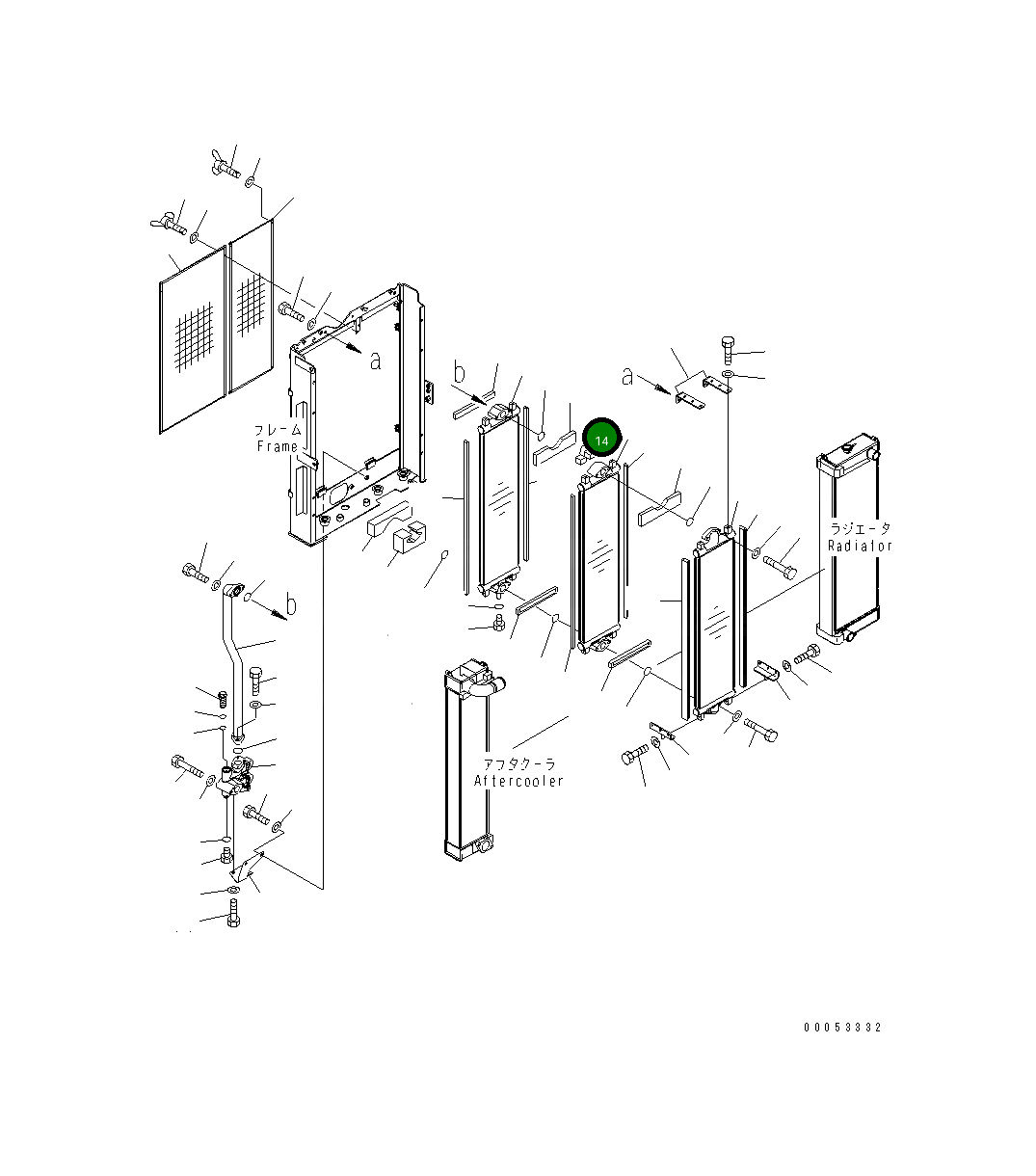 Лист 22U-03-28360 Komatsu