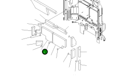 Лист 421-54-45630 Komatsu