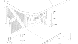 Кронштейн 4A1-54-25491 Komatsu