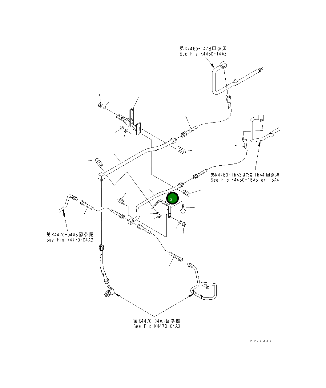 Кронштейн 425-S05-2541 Komatsu