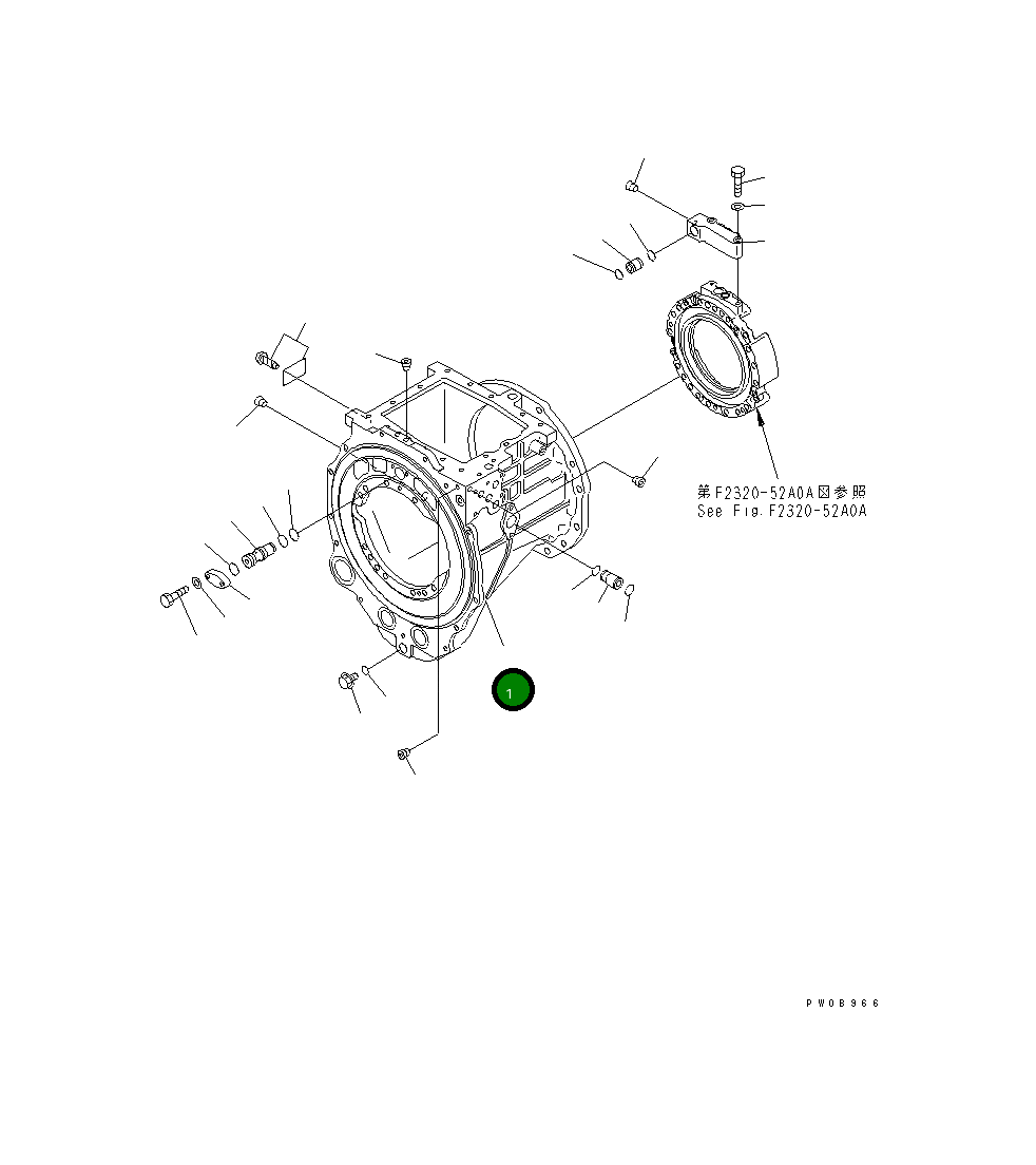 Корпус 14X-15-21110 Komatsu