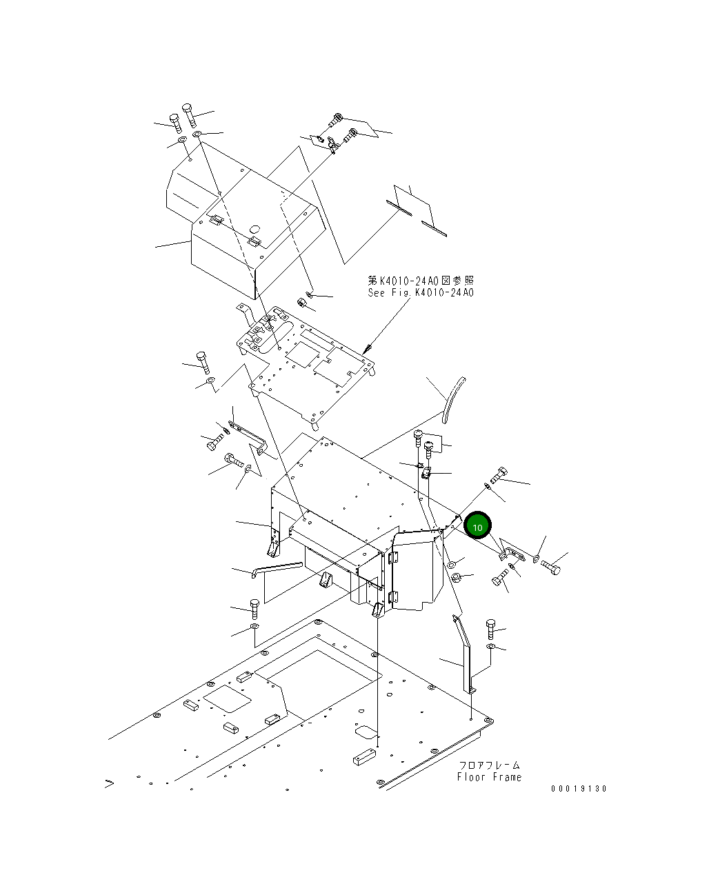 Кронштейн 567-54-74340 Komatsu