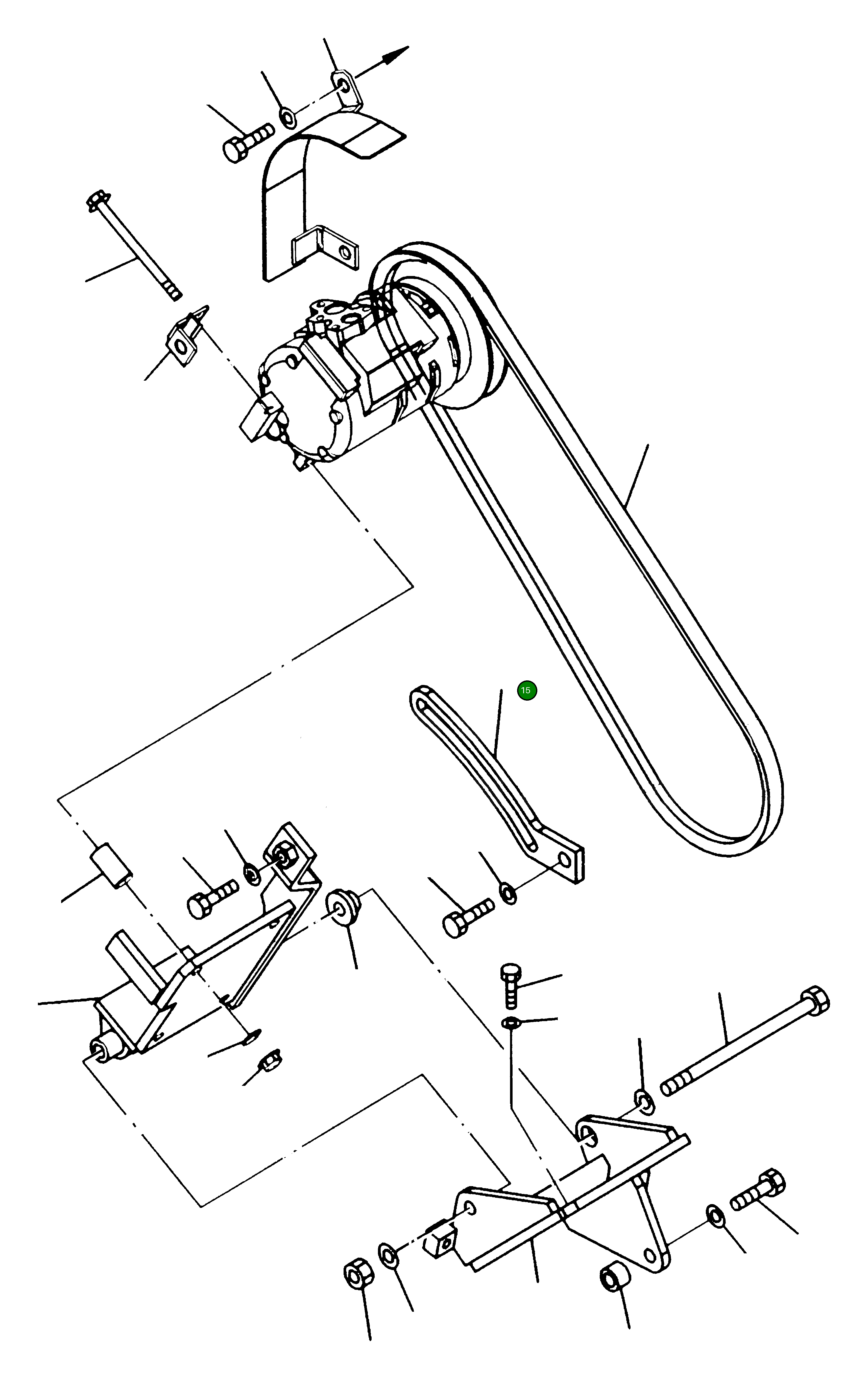 Кронштейн 421-S62-3140 Komatsu