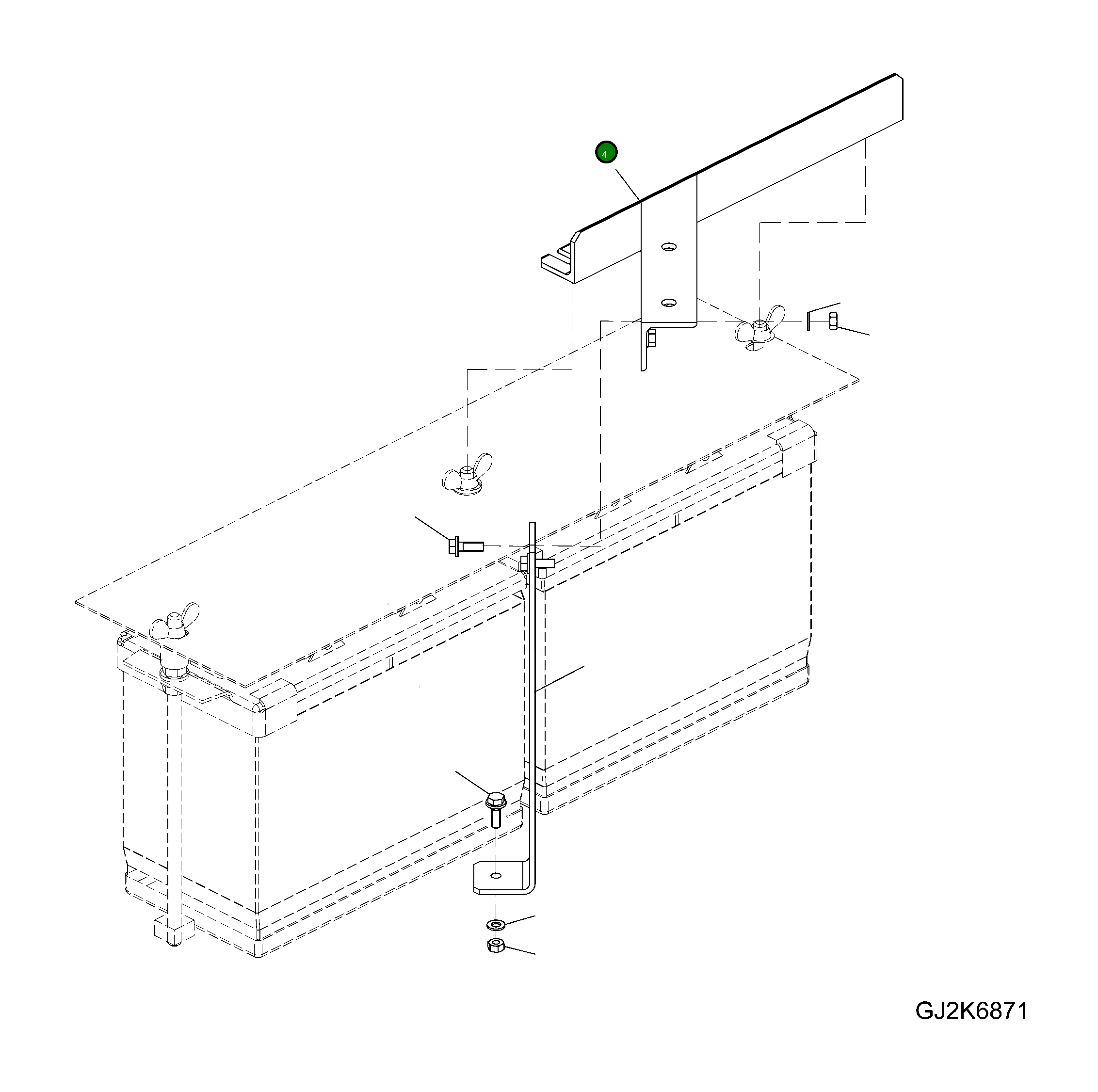 Кронштейн 20E-96-H1010 Komatsu